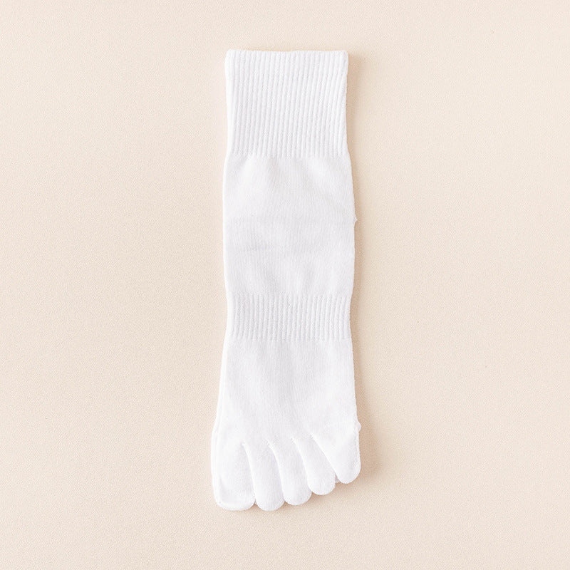 Sweat Absorbing Japanese Solid Five Toe Socks