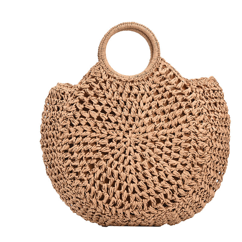 New Fashion Women's Straw Woven Single Shoulder Diagonal Handbag