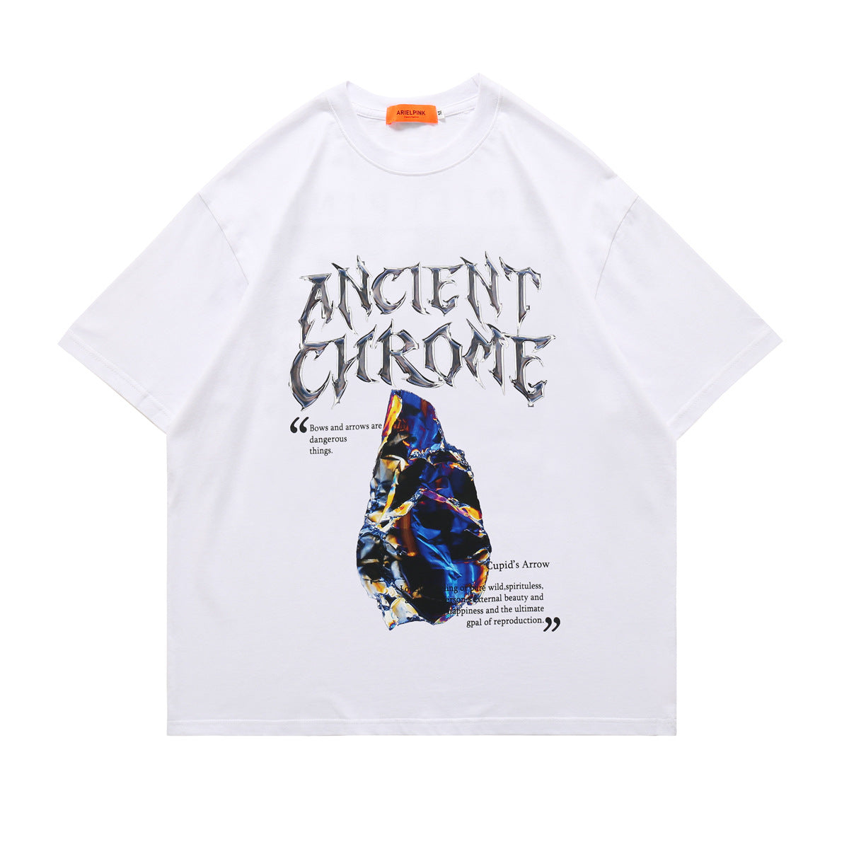 Loose Fitting Short Sleeve Pullover Crew Neck Youth T-shirt