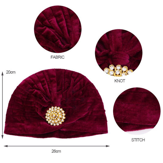 Fleece Bandana Cap Easy Pullover Accessory
