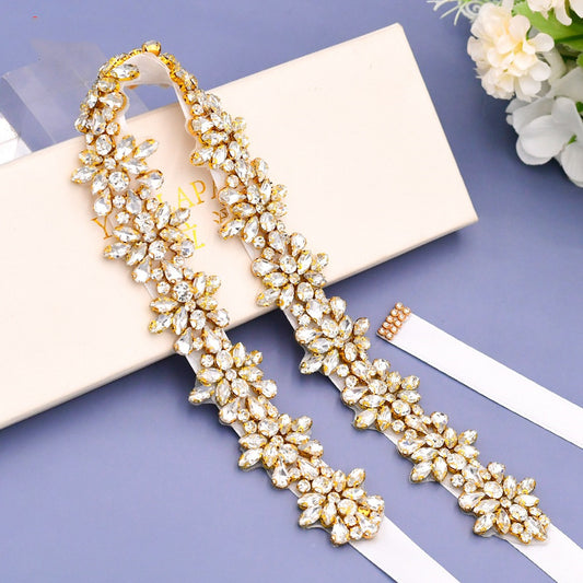 Handmade Luxury Rhinestone Sequin Belt
