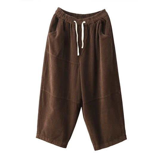 Stylish Harem Pants With A Designer Touch, Hong Kong-style Plus-size Trousers