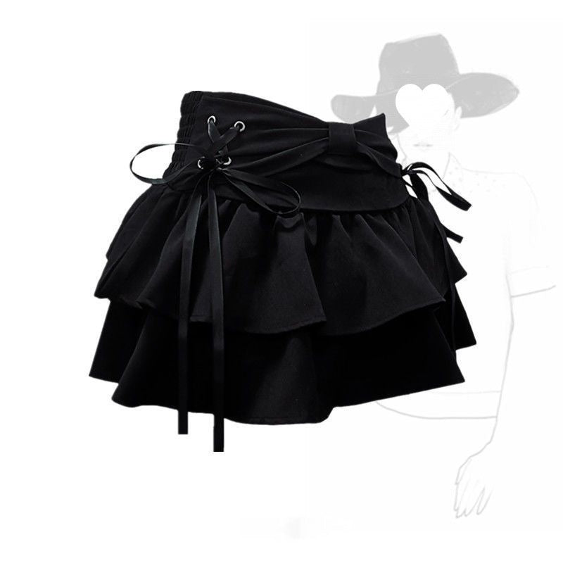 Plump American Retro Hot Girl Denim Skirt