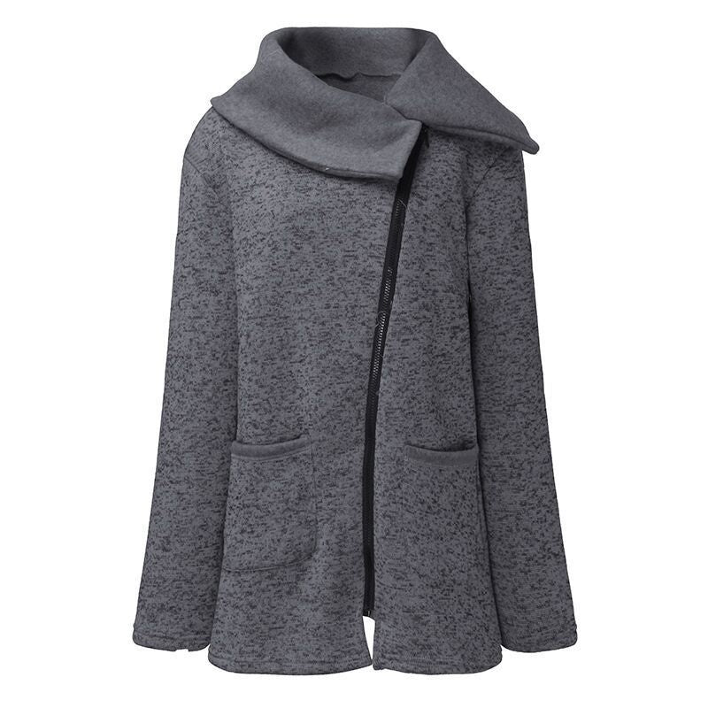 Dame mode lynlåsfrakke top
