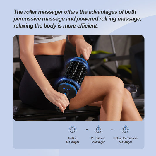 Muskelafslapning Håndholdte Elektriske Rullemassager Rygsår Benmassager