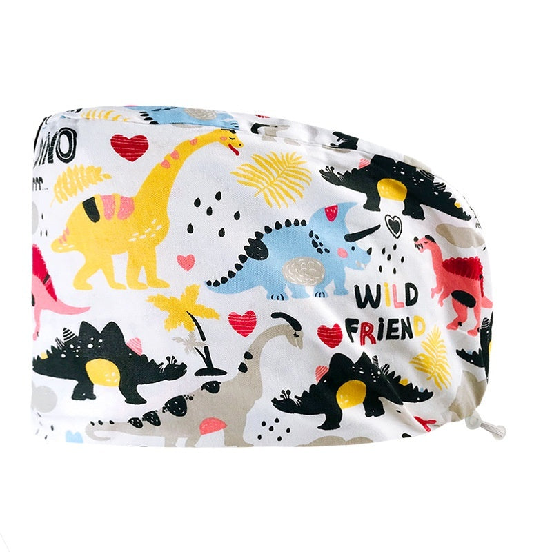 Multicolor Cartoon Nurse Hat Doctor Anti-hair Loss