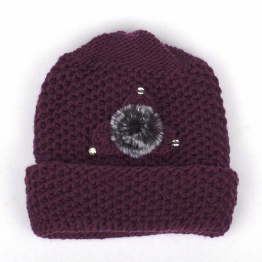 Winter Windproof Thickened Warm Knitting Wool Head Cover