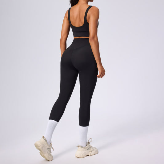 Pocket Yoga Breathable Fitness Clothing Set