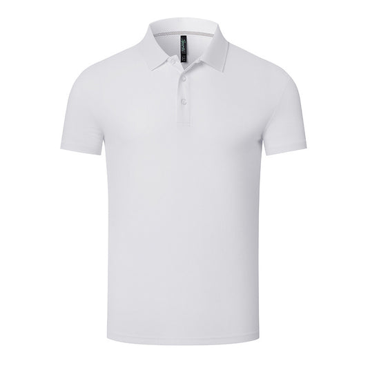 Summer Breathable Anti-wrinkle Solid Color Polo Shirt