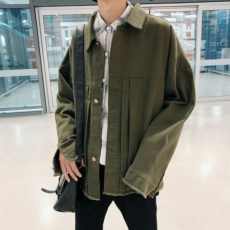 Denim Jacket Frayed Port Style
