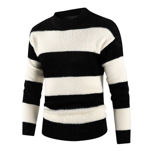 Half Turtleneck Sweater Men's Autumn And Winter New Trend Thickening