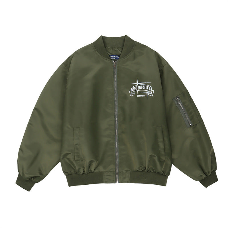 Men's Campus Couple Warm Design Jacket Loose Version