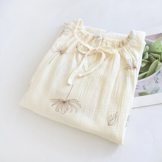 Womens Loose-fitting Japanese-style Dress For Loungewear
