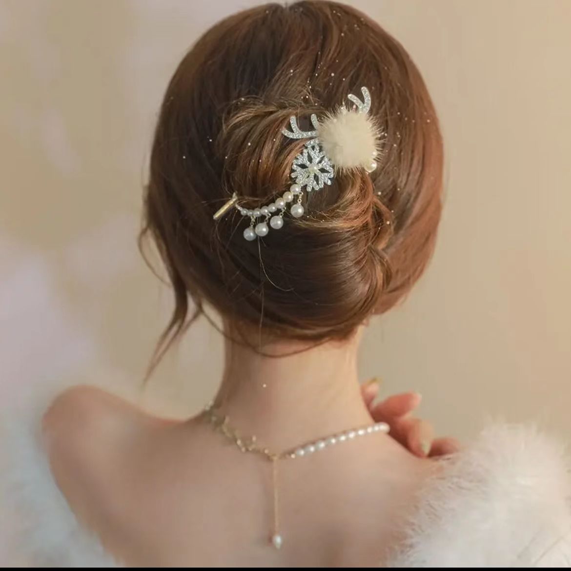 Christmas Headdress Small Deer Antlers Hair Band