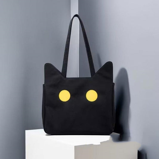 Sweet Cool Cat-shaped Nylon Tote Bag