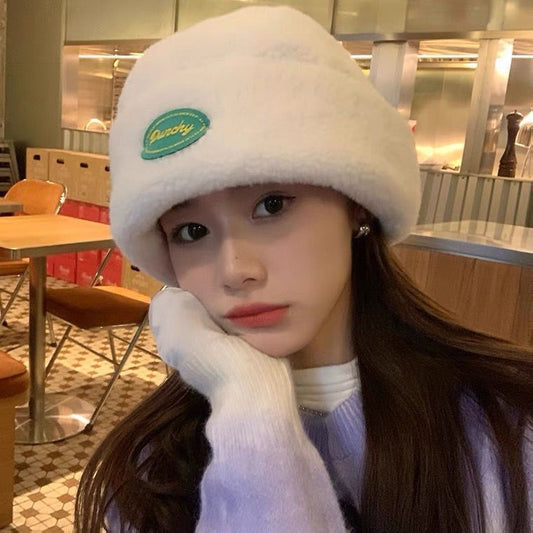 Women's Autumn And Winter Fashion Lamb Wool Hat