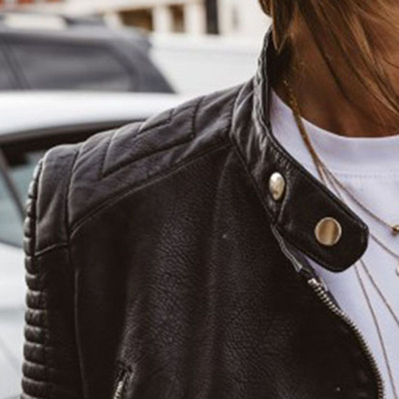 Fashionable leather jacket with good quality