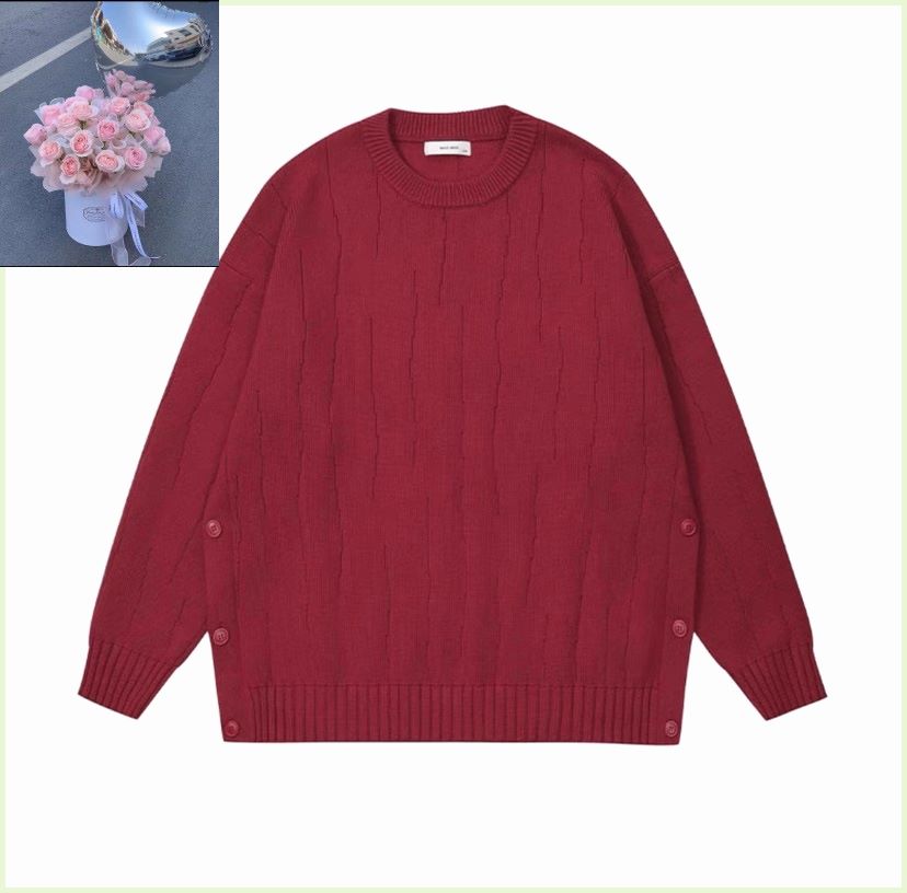 Autumn Classic Breasted Sweater Loose Casual