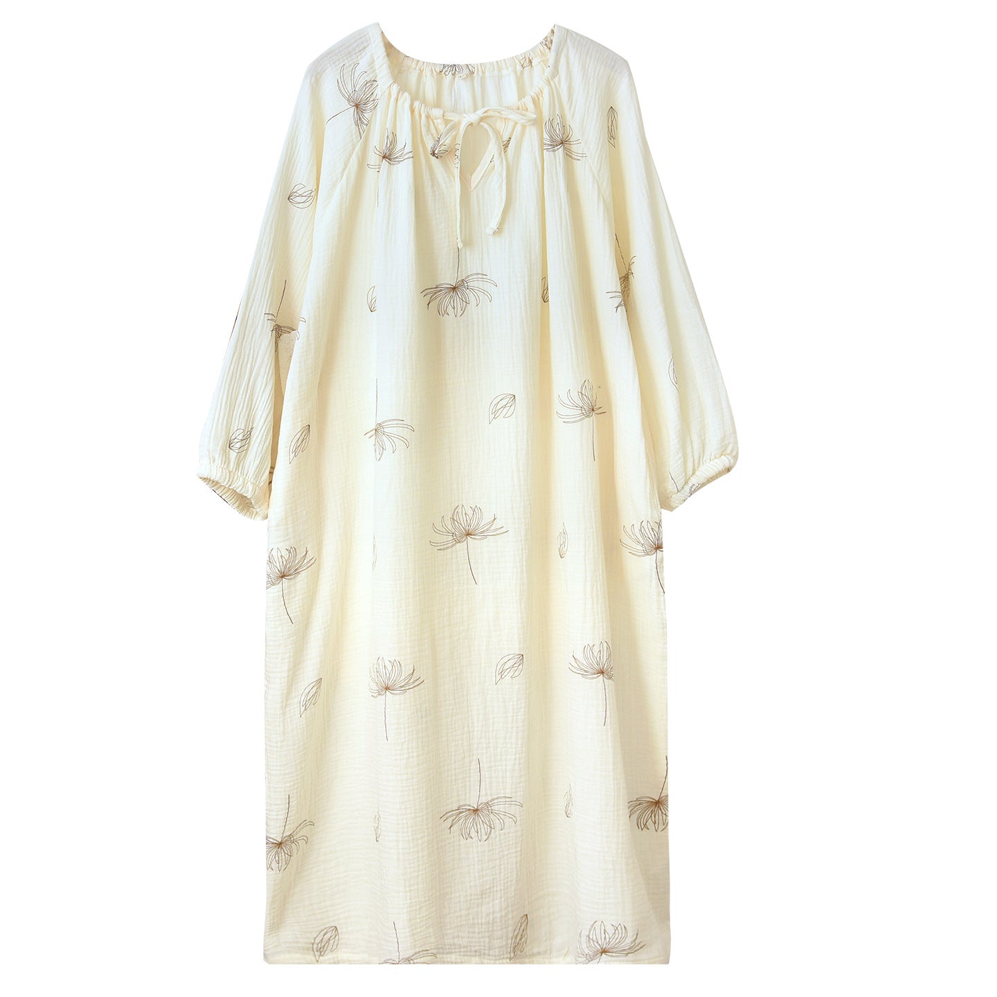 Womens Loose-fitting Japanese-style Dress For Loungewear