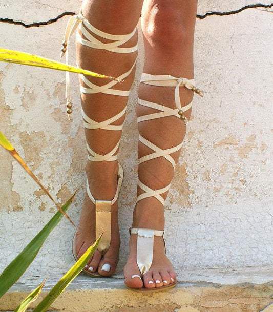 Summer European And American New Style Thin Strap Flip Flops Flat Sandals