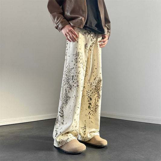 New Women's Leopard Jeans