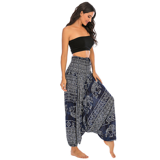 Loose-fitting Rayon Casual Harem Yoga Pants