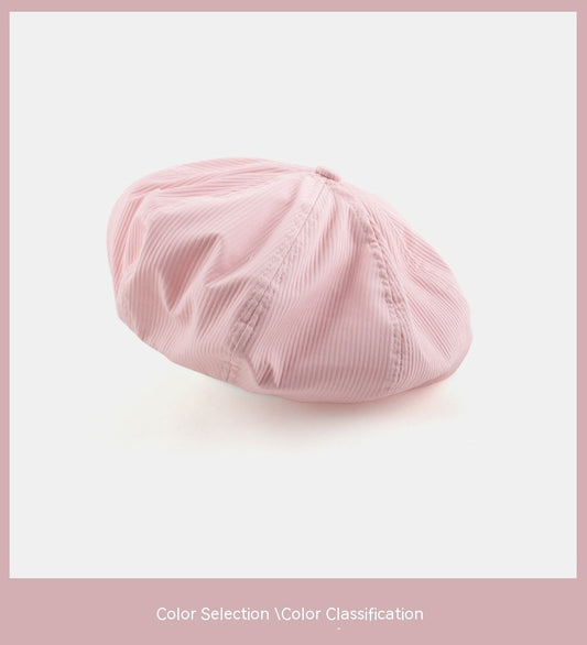 Japanese Sweet And Cute Solid Beret Children