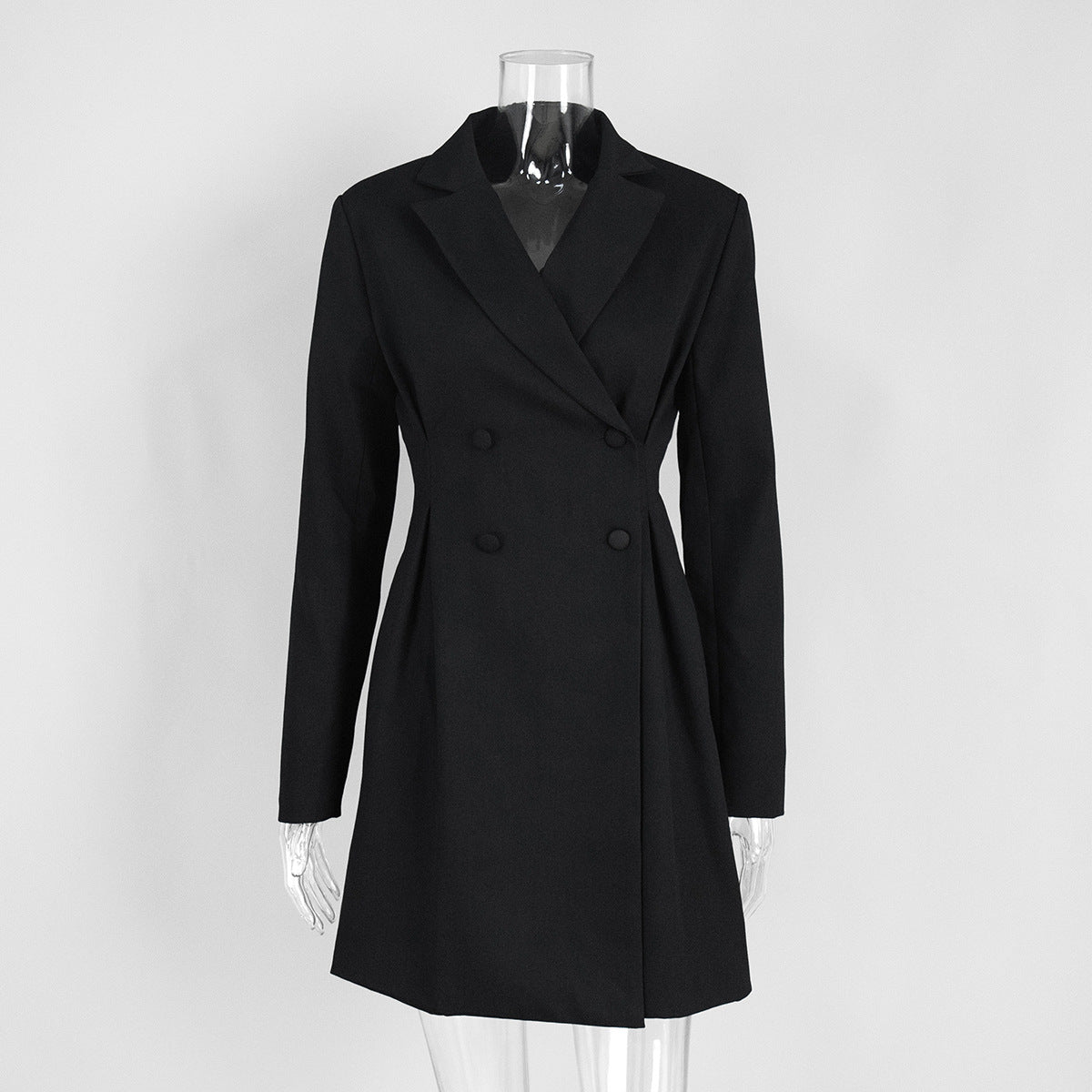 Commuter Tailored Blazer Dress That Cinches The Waist For A Slimming Sweet-meets-cool Look
