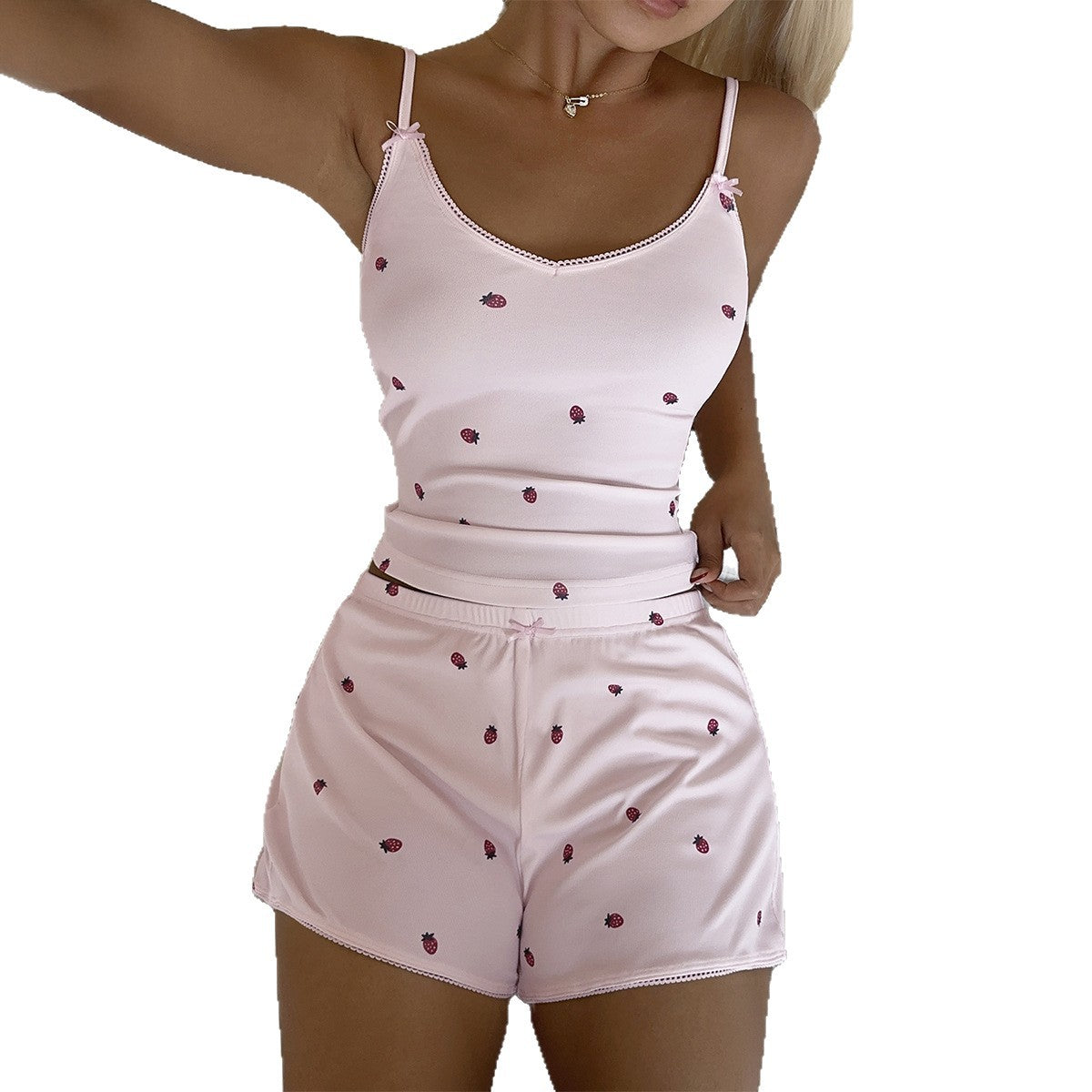 Vest And Shorts Two-piece Set