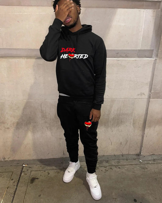 Fashion Hooded Sportswear Couple Set