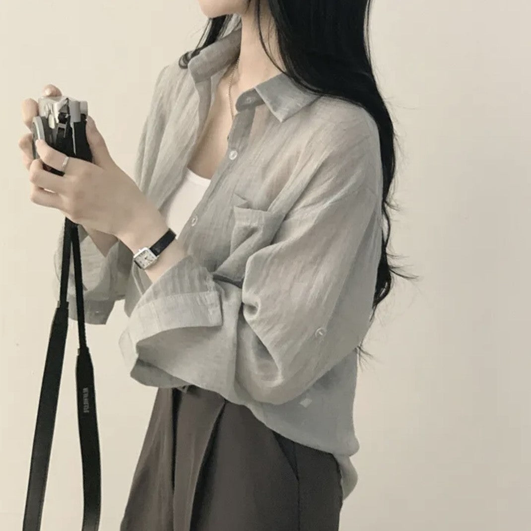 Women's Long-sleeved Sun-proof Light Shirt