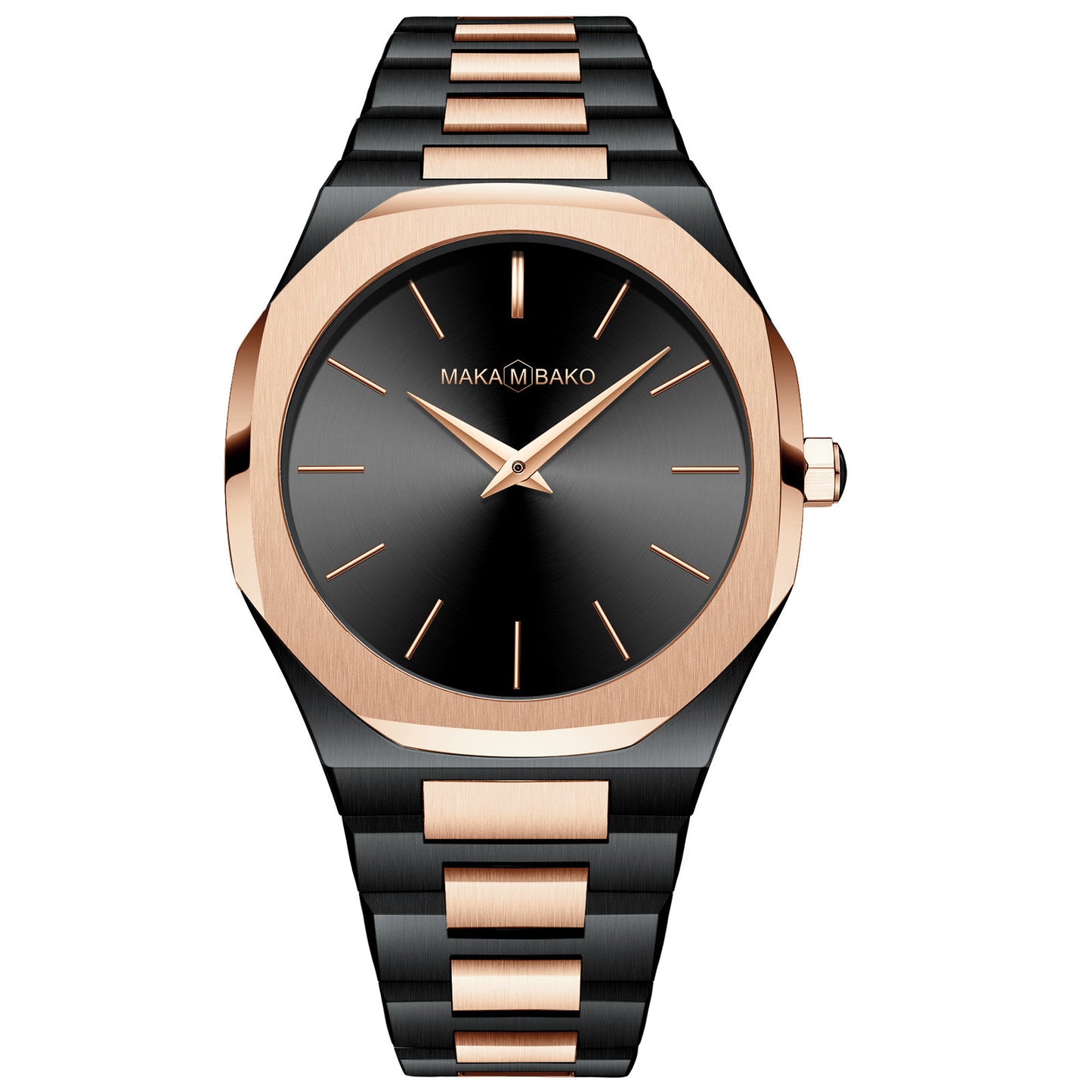 Simple stainless steel quartz watch