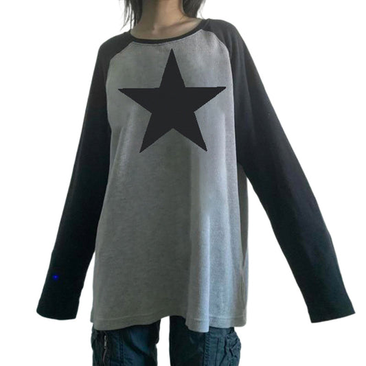 Fashion Casual Sweatshirt Star Top Long Sleeve