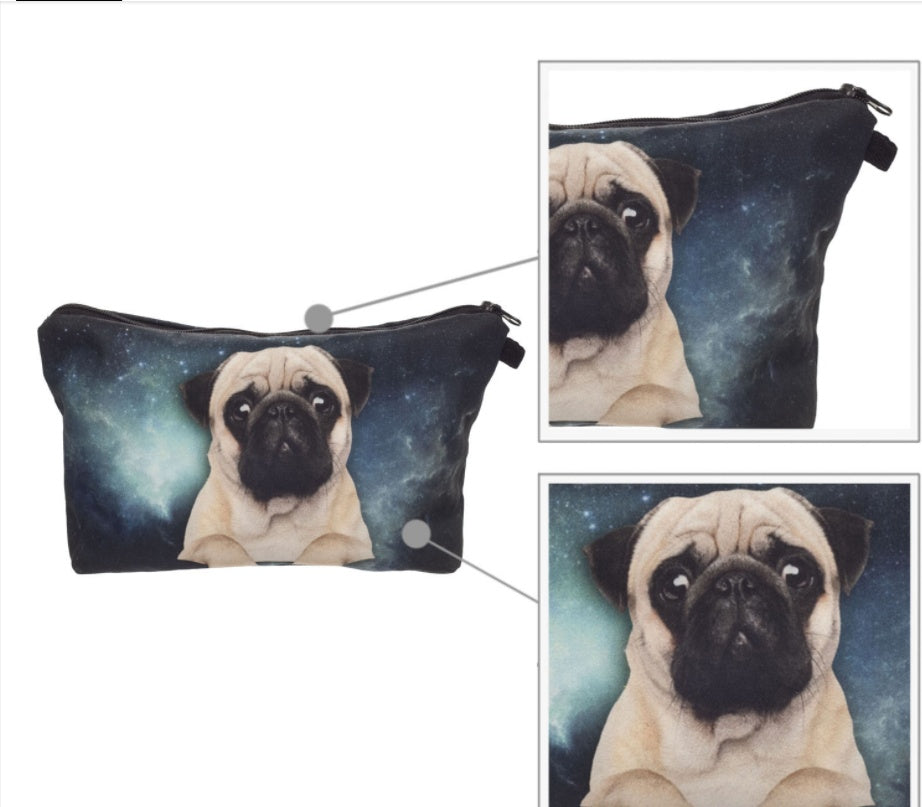 Printed dog handbag