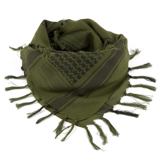 Camouflage solcreme tørklæde