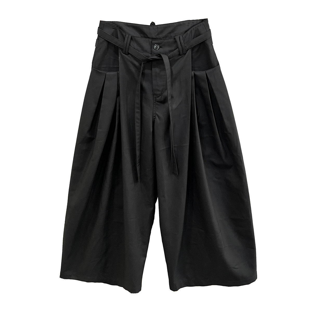 Stylish Pleated Scimitar Suit Pants For Women