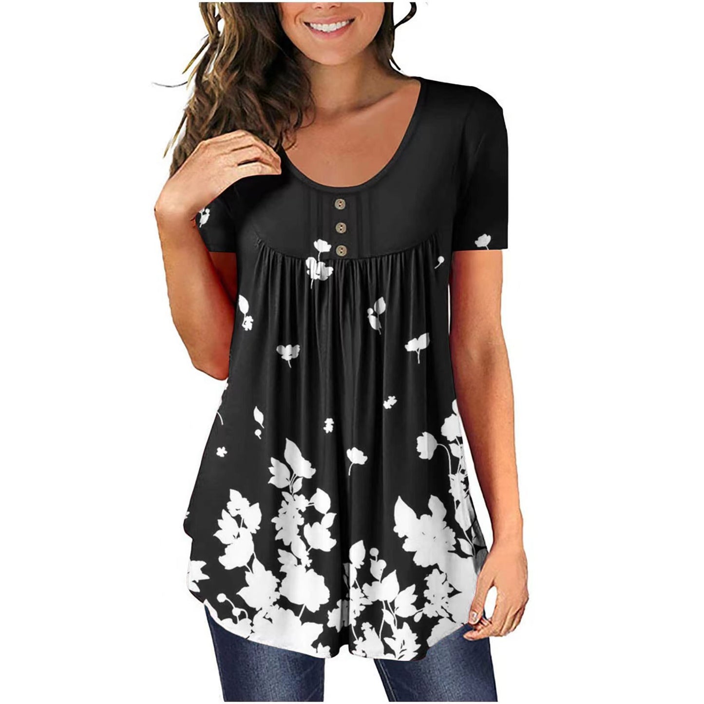 Women's Printed 3D Summer T-shirt