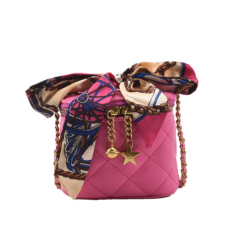 Mini Embroidery Thread Box Bag Chain Shoulder Bag Messenger Bag