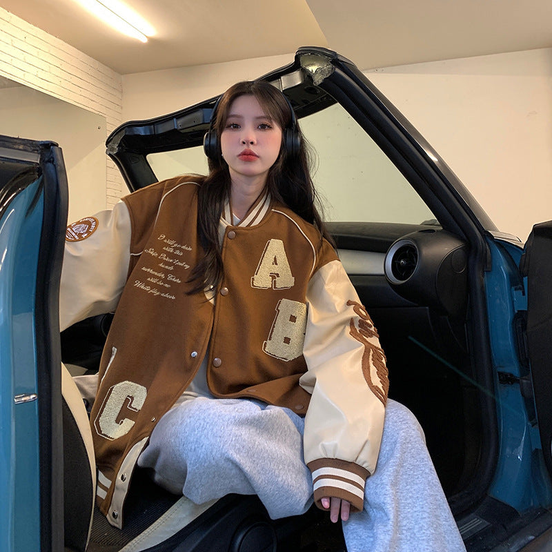 European And American Baseball Uniform Embroidery Spring And Autumn