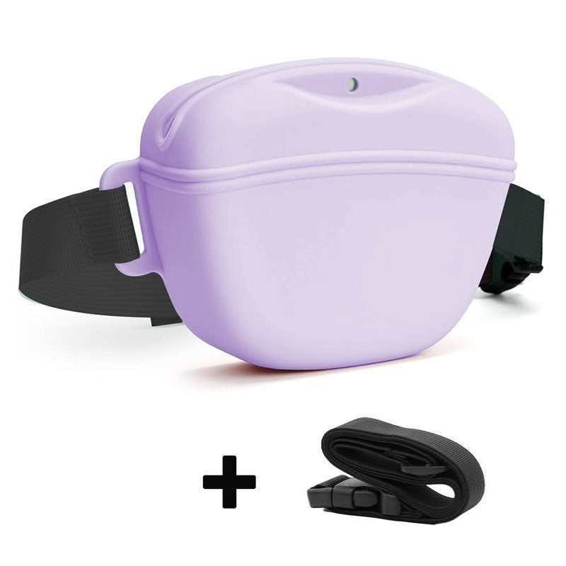 Silicone Outdoor Portable Dog Training Waist Bag