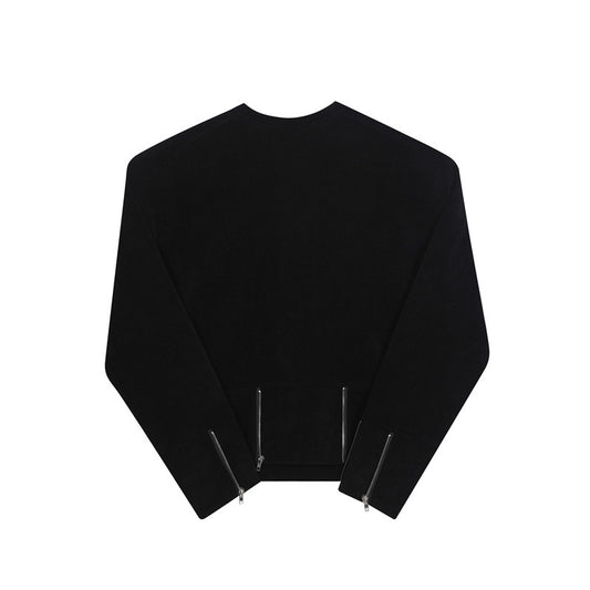 Men's Long Sleeved Round Neck Pullover Top Bottoming Shirt