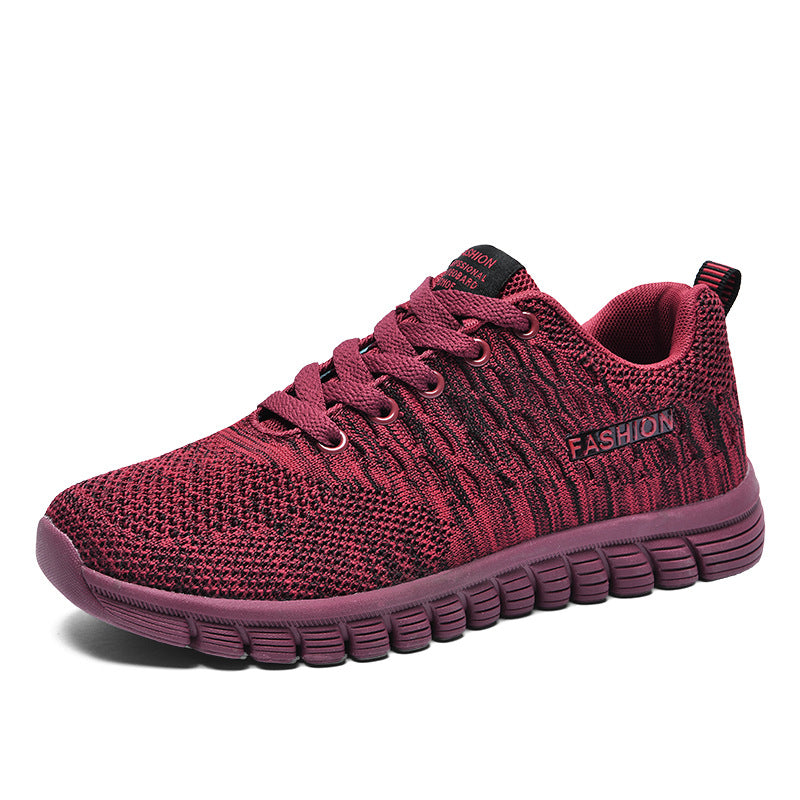 Hollow Comfort Cloth Shoes Soft Bottom Walking Shoes