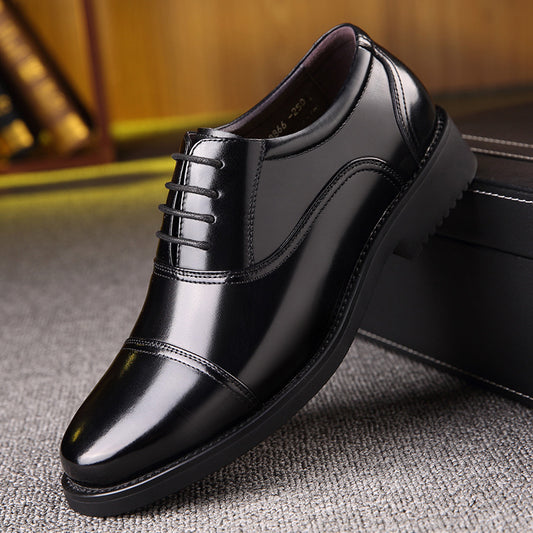 Black Business Formal Men's Leather Shoes