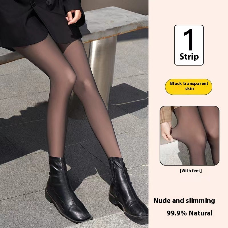 D Black Silk Stockings Ultrathin Black Pantyhose