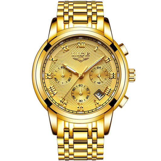 Three-eye corrugated watch