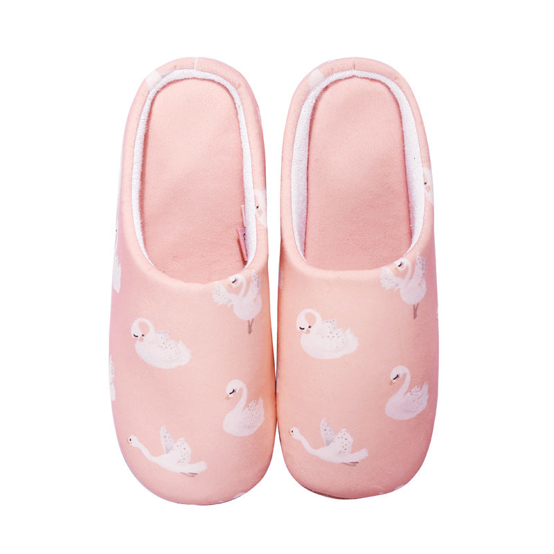Strawberry half pond forest flamingo swan home shoes