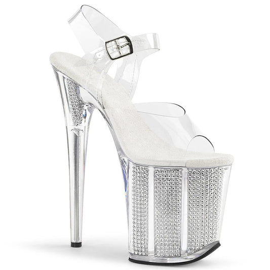 Crystal Stage Wedding Shoes Catwalk High Heels Stiletto 20cm