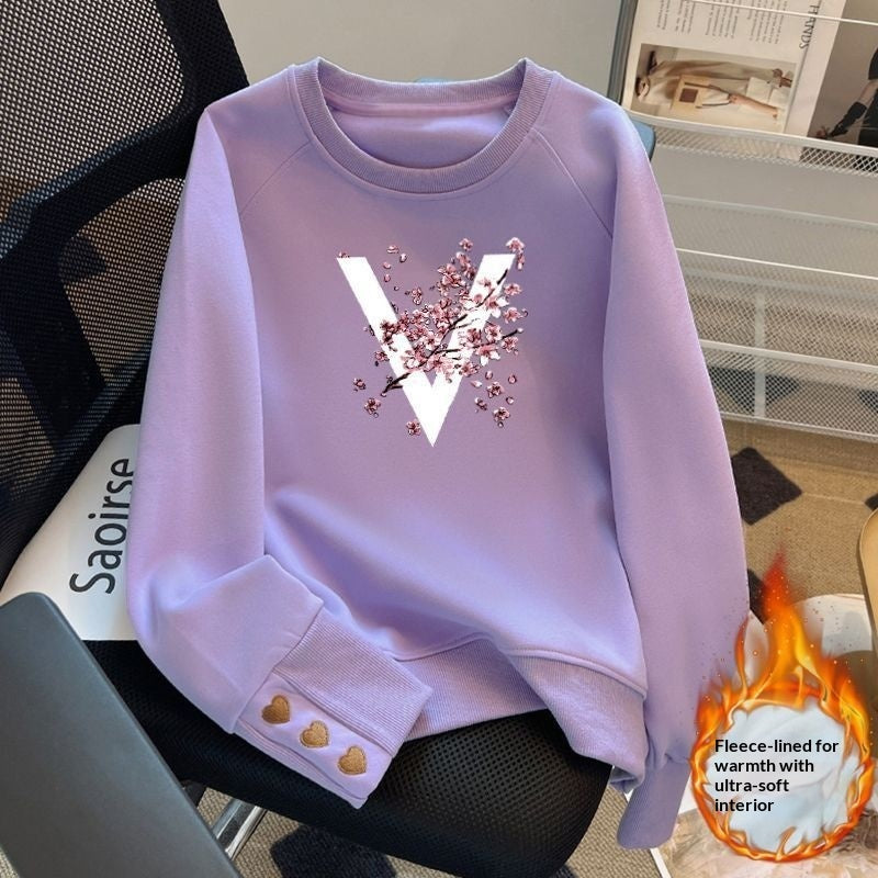 Alsidig rundhalset sweatshirt til kvinder
