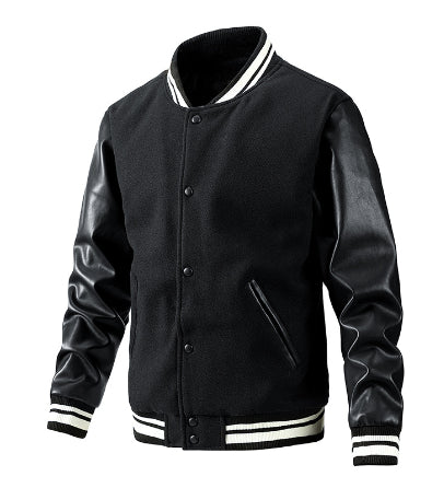 Men's Colorblock Coat Spring And Autumn New Style