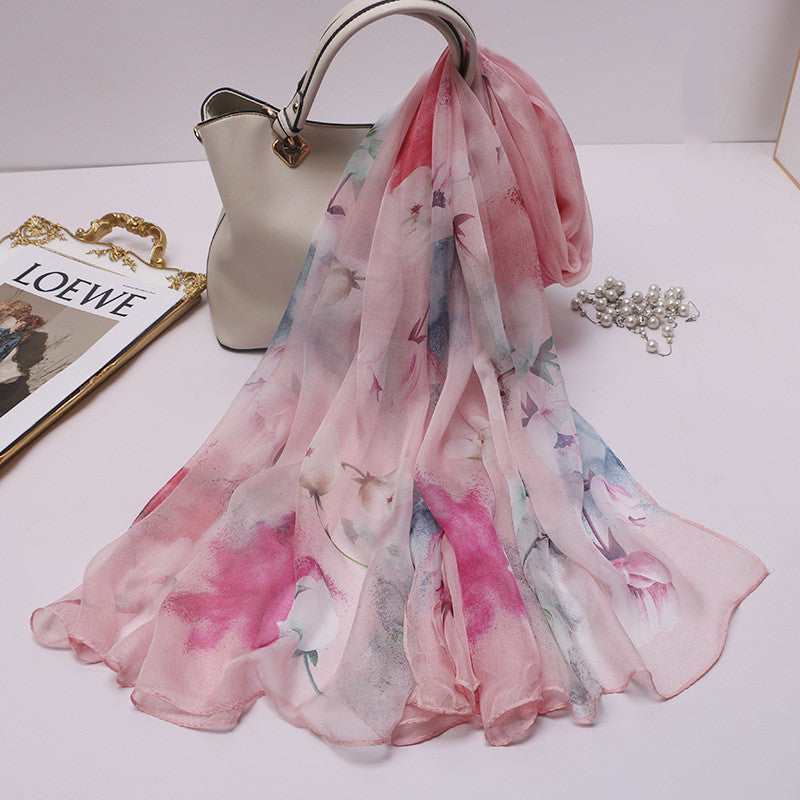 Women's Qianli Jiangshan Tu Tulle Scarf